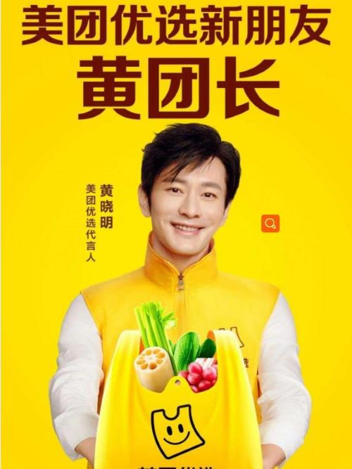 美团优选代言
