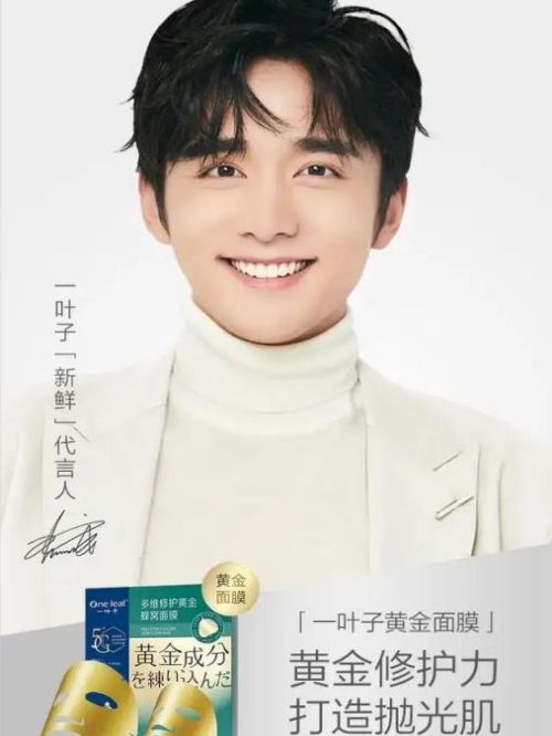一叶子面膜代言